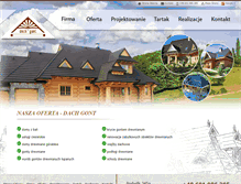 Tablet Screenshot of dach-gont.com.pl